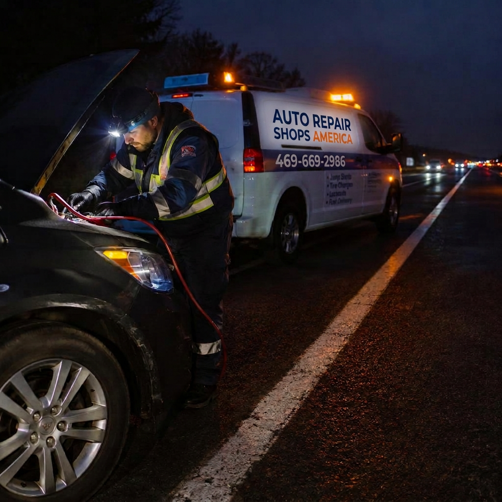 24/7 Emergency Roadside Repair by a mobile mechanic